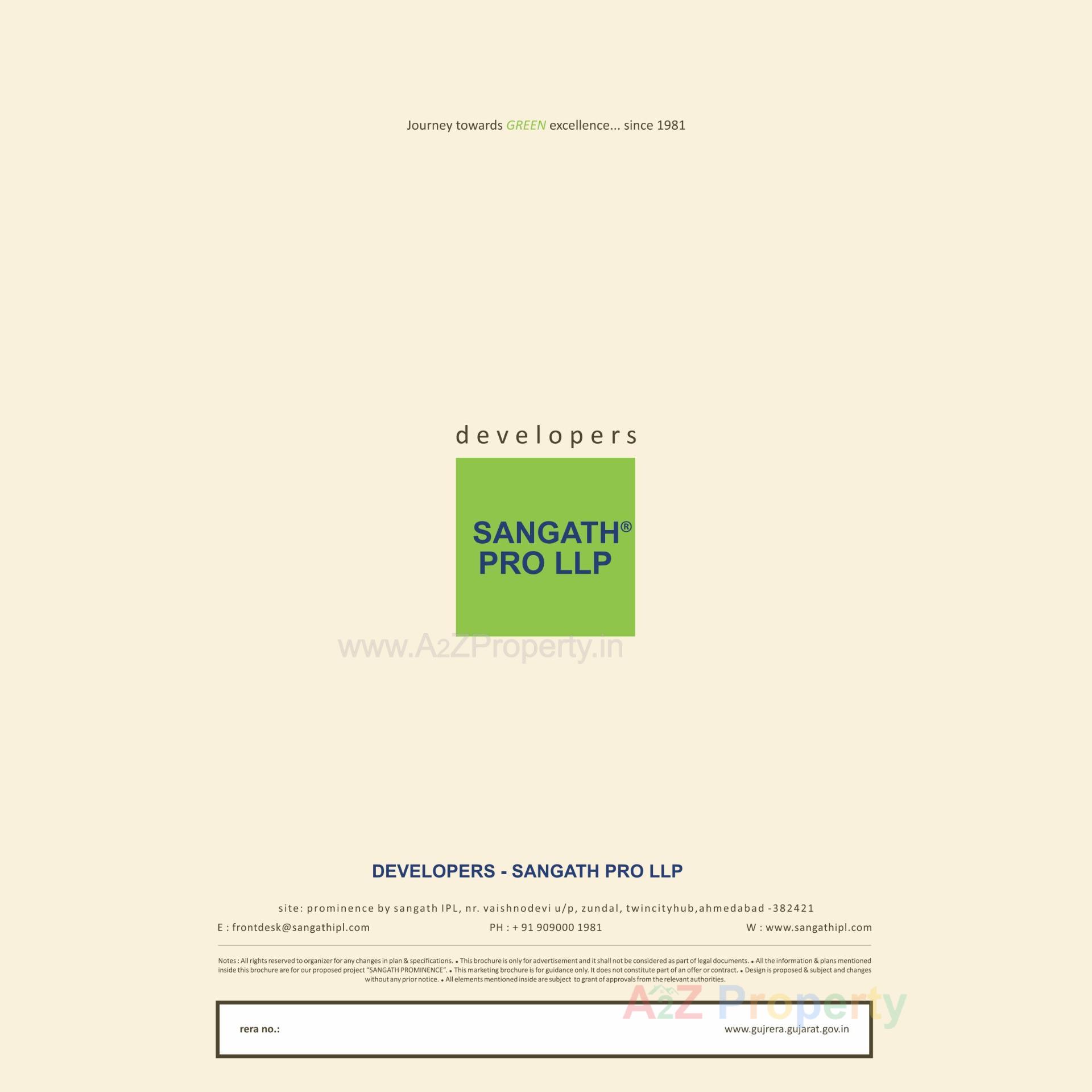  of real estate project Prominence located at Zundal, Gandhinagar, Gujarat