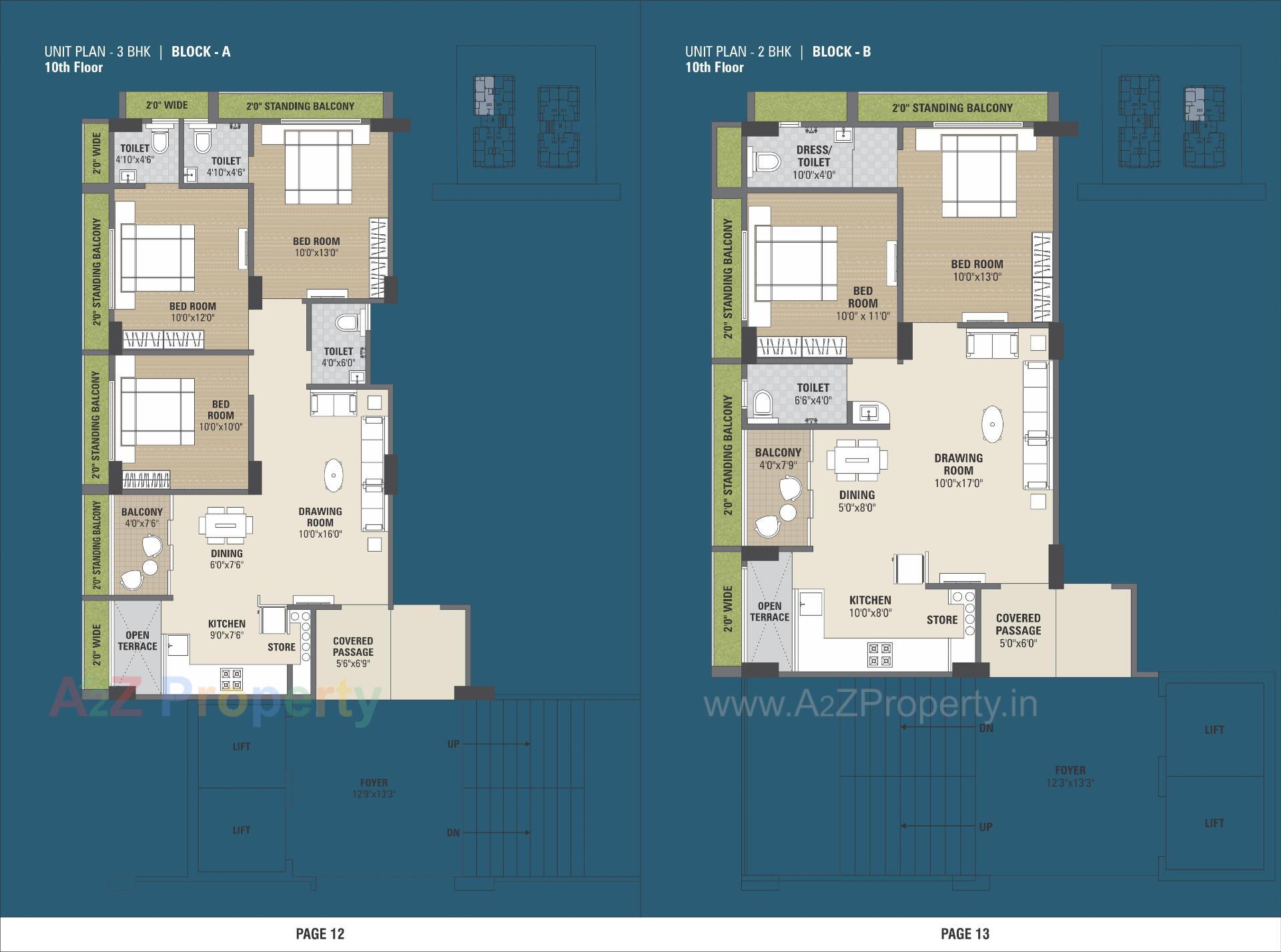 Layout of real estate project Pushkar Residency located at Gandhinagar, Gandhinagar, Gujarat