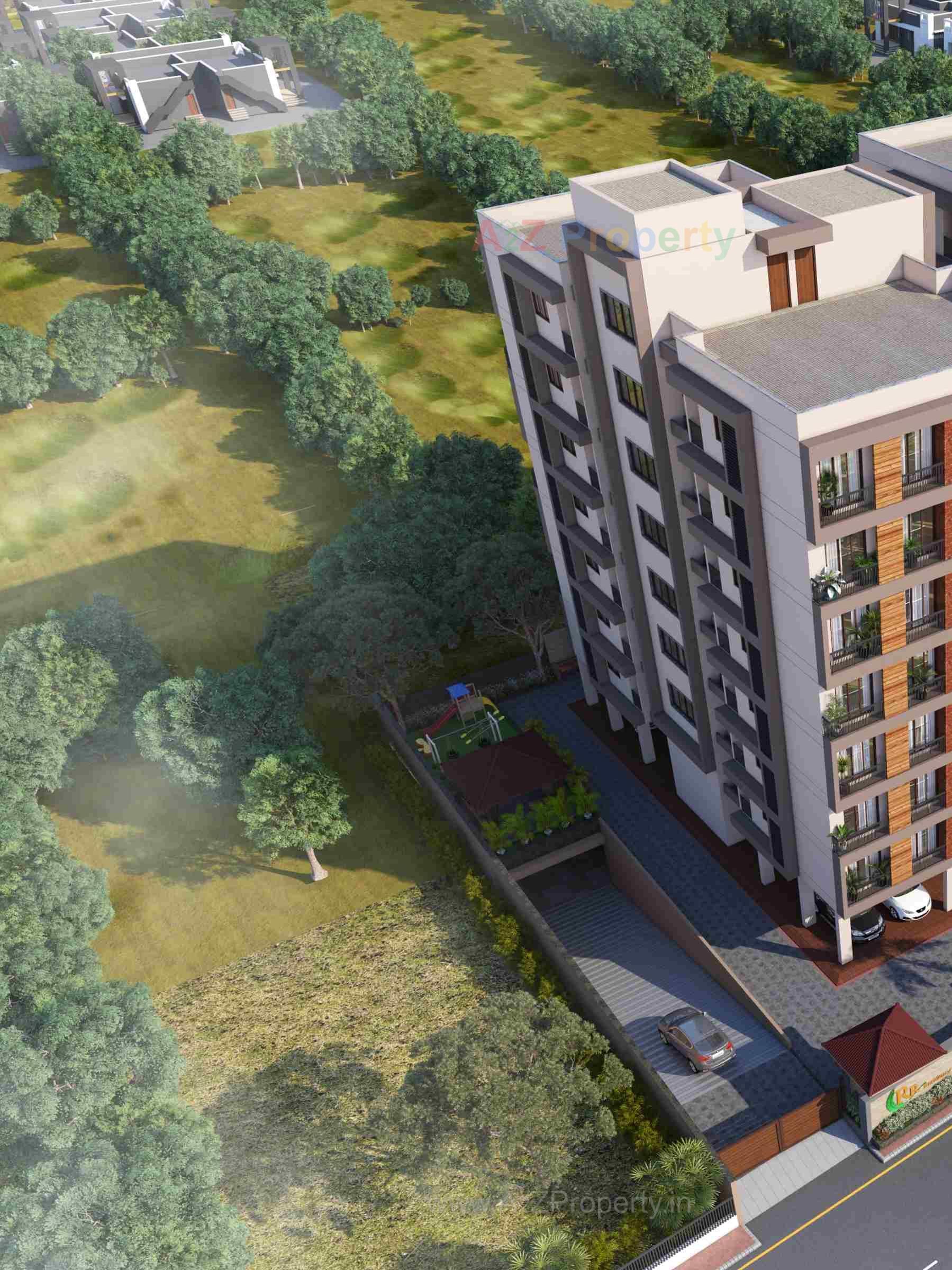 3D Elevation of real estate project R R  Residency located at Pethapur, Gandhinagar, Gujarat