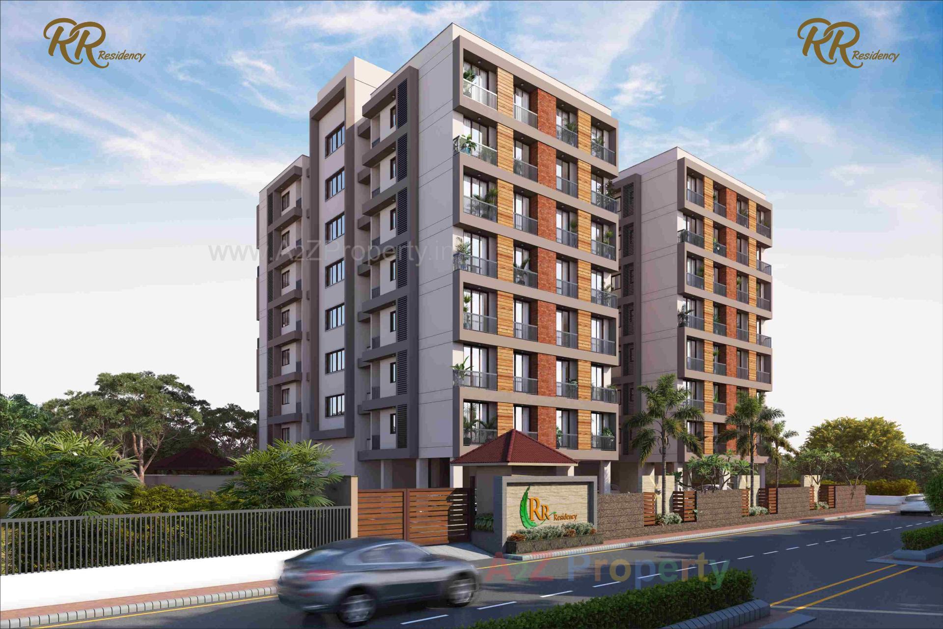 3D Elevation of real estate project R R  Residency located at Pethapur, Gandhinagar, Gujarat