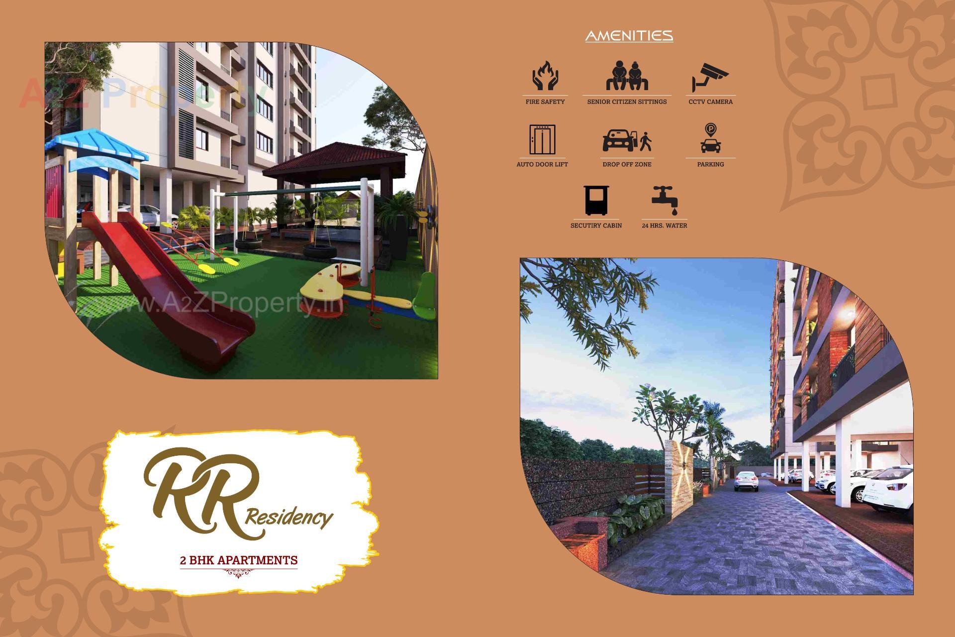 3D Elevation of real estate project R R  Residency located at Pethapur, Gandhinagar, Gujarat
