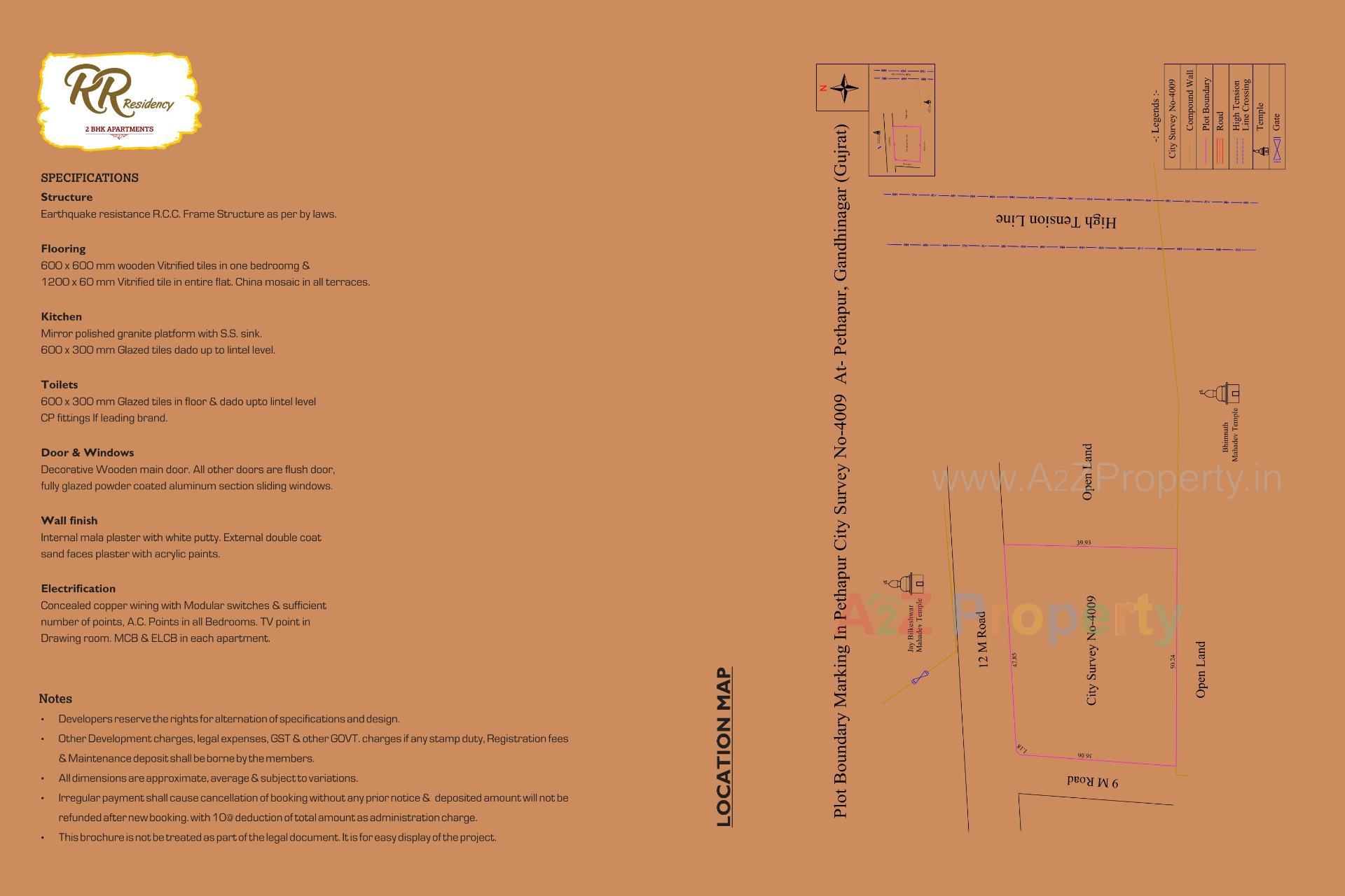  of real estate project R R  Residency located at Pethapur, Gandhinagar, Gujarat