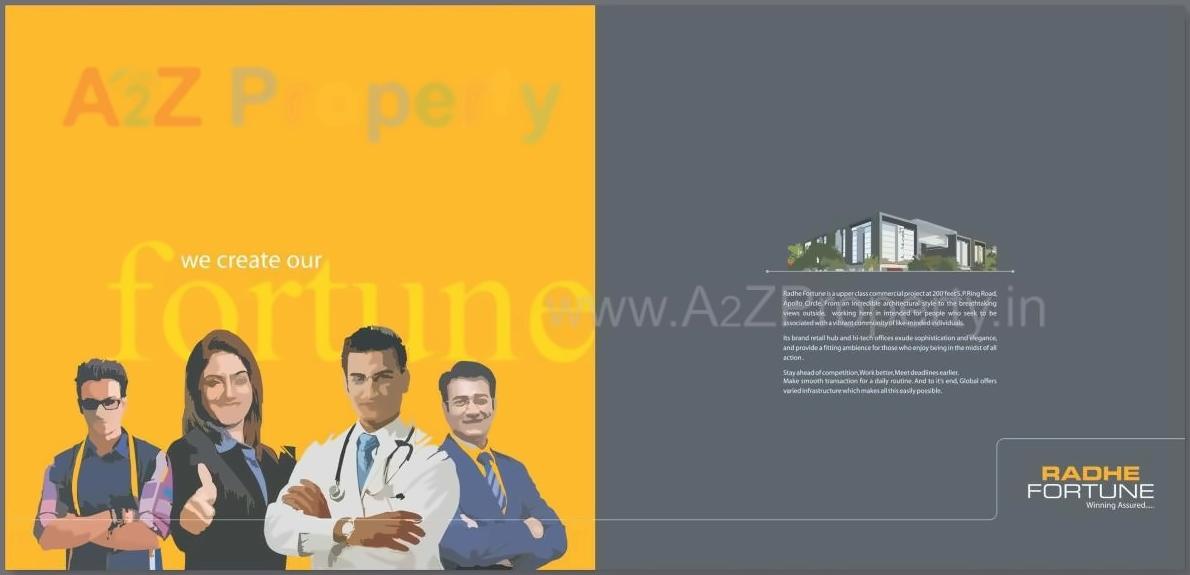  of real estate project Radhe Fourtune located at Bhat, Gandhinagar, Gujarat