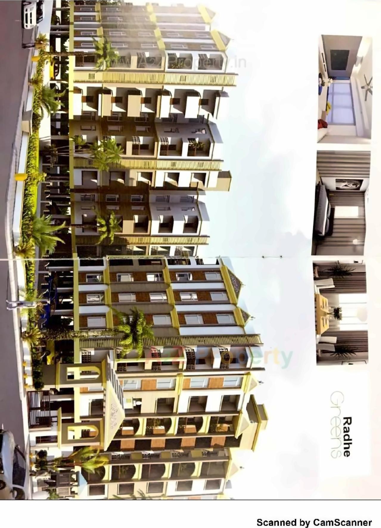 3D Elevation of real estate project Radhe Greens located at Mansa, Gandhinagar, Gujarat