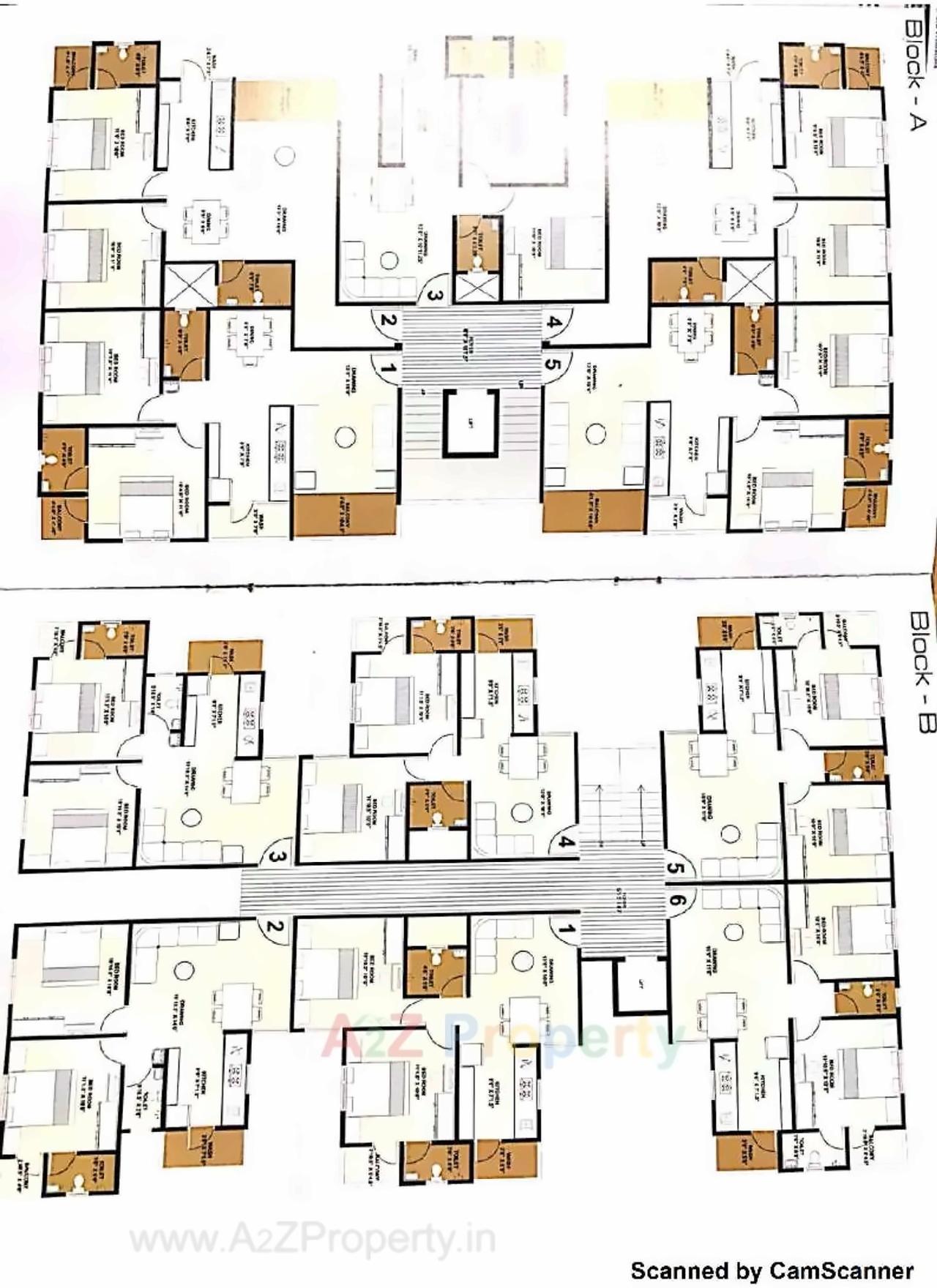 Layout of real estate project Radhe Greens located at Mansa, Gandhinagar, Gujarat