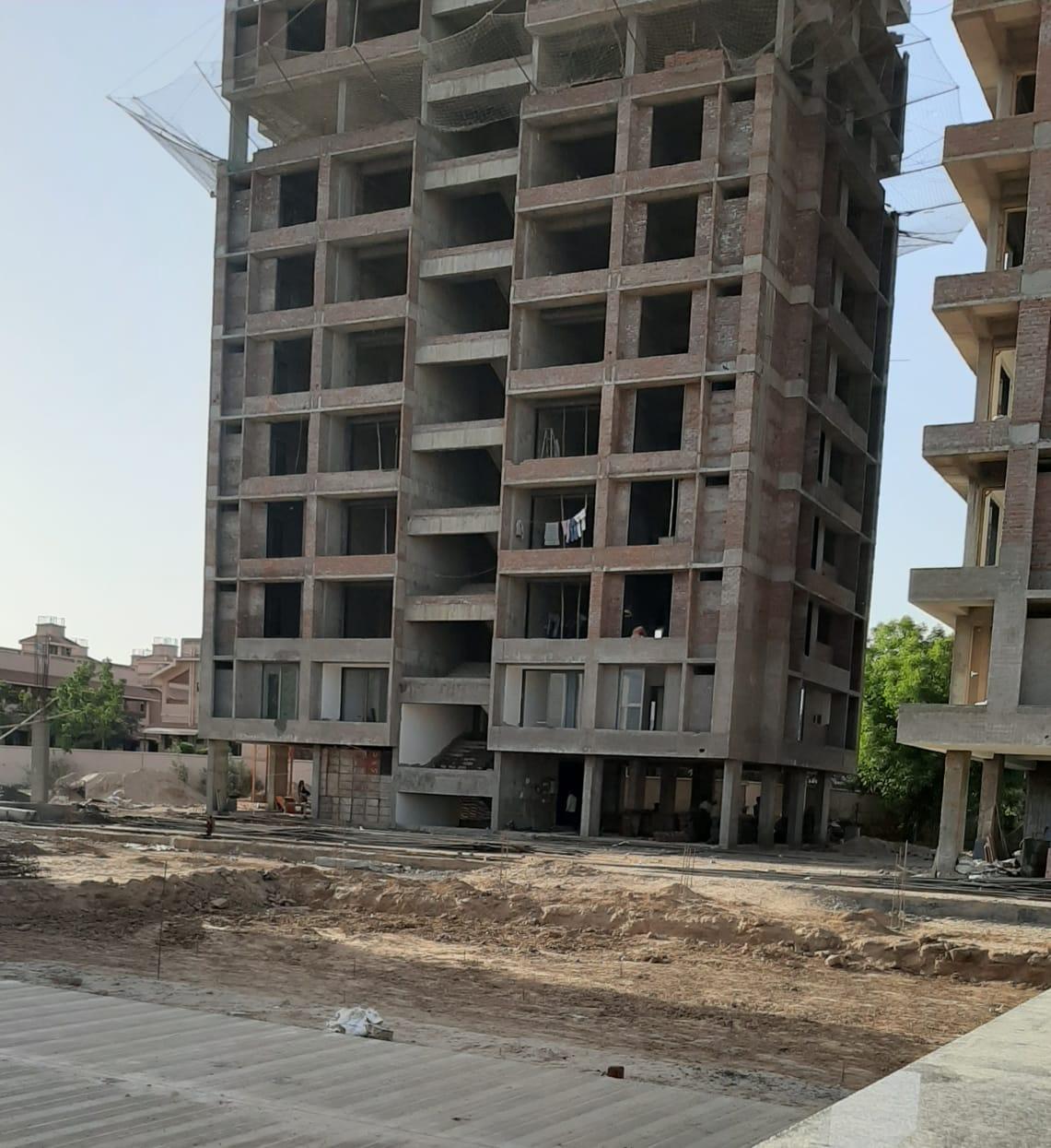 154642_const of real estate project Radhe Heights located at Bhat, Gandhinagar, Gujarat