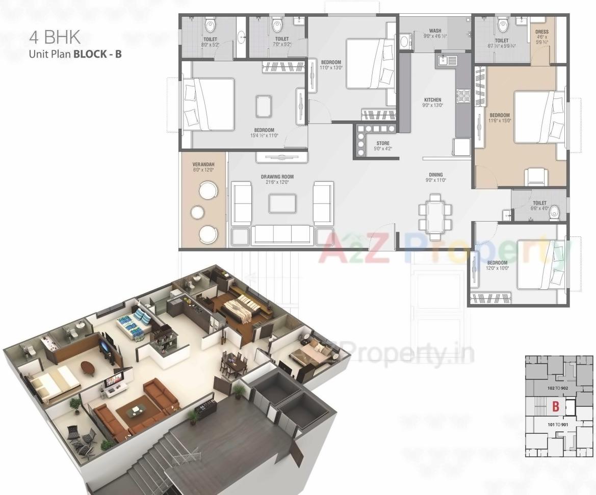 Layout of real estate project Radhe Heights located at Bhat, Gandhinagar, Gujarat