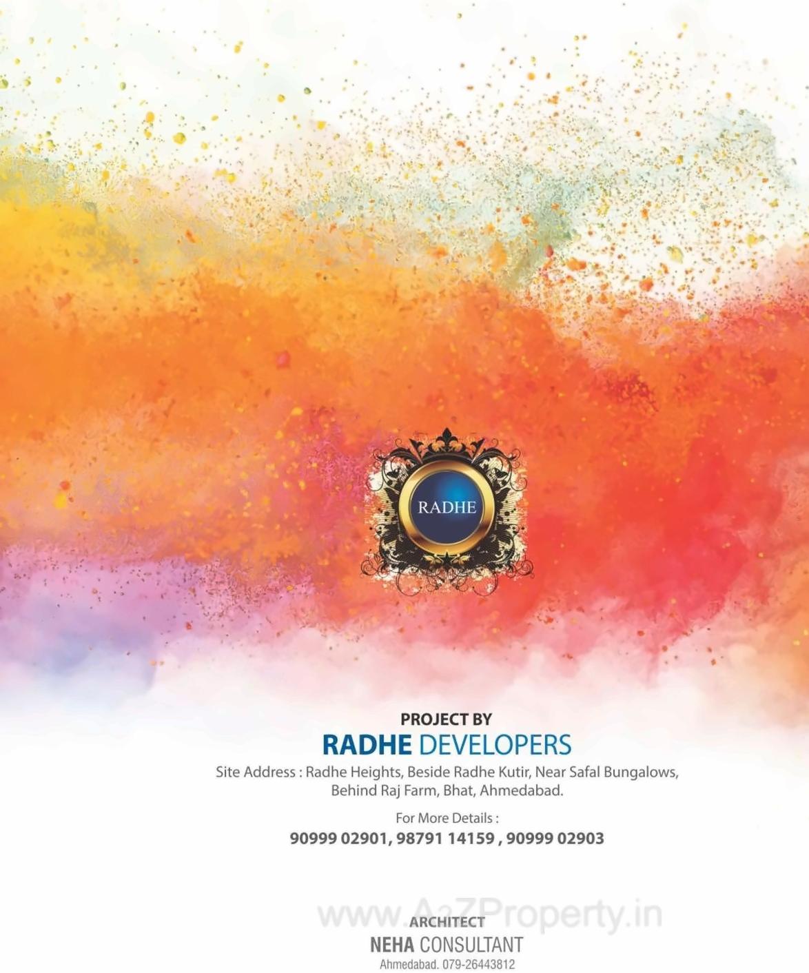  of real estate project Radhe Heights located at Bhat, Gandhinagar, Gujarat