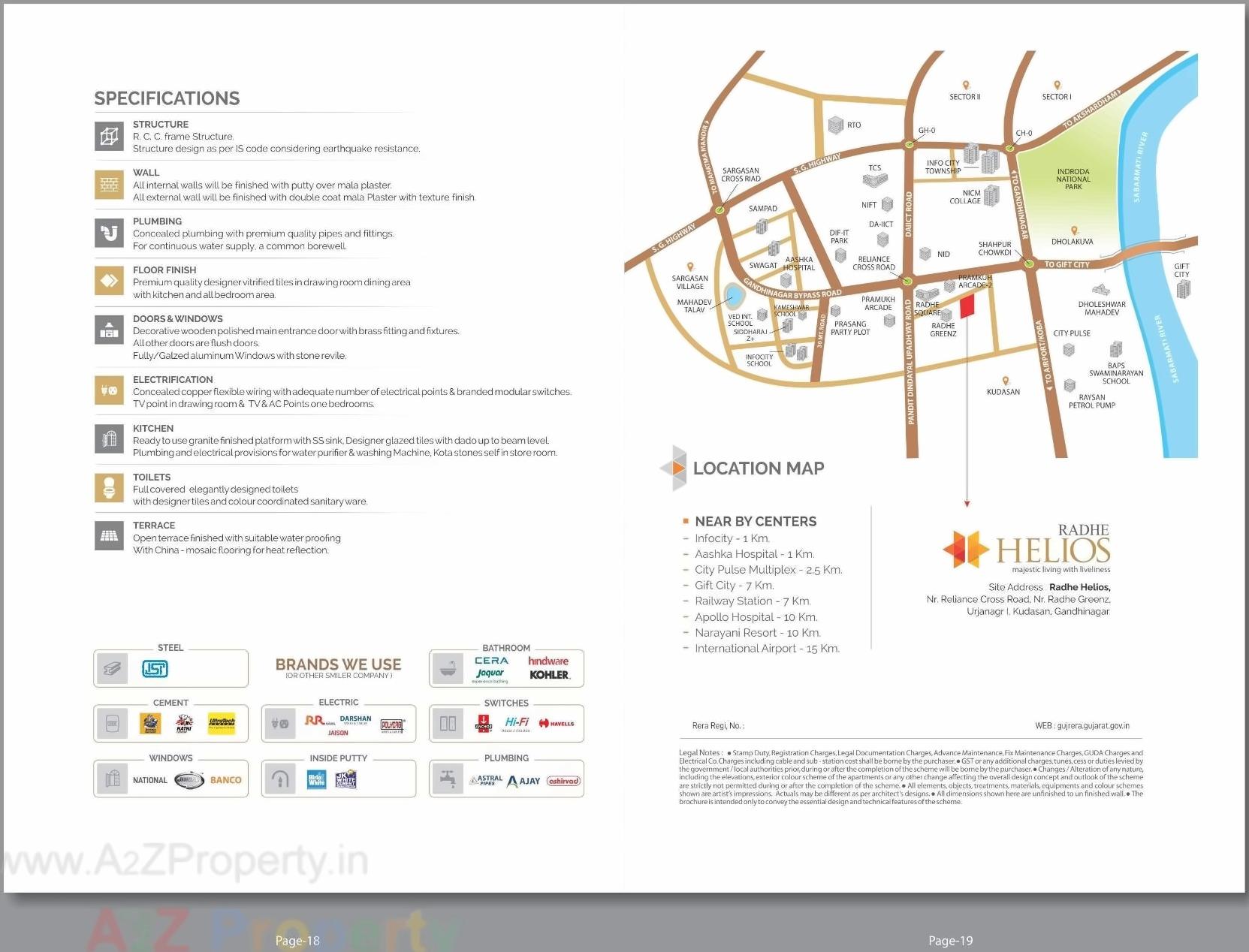  of real estate project Radhe Helios located at Kudasan, Gandhinagar, Gujarat