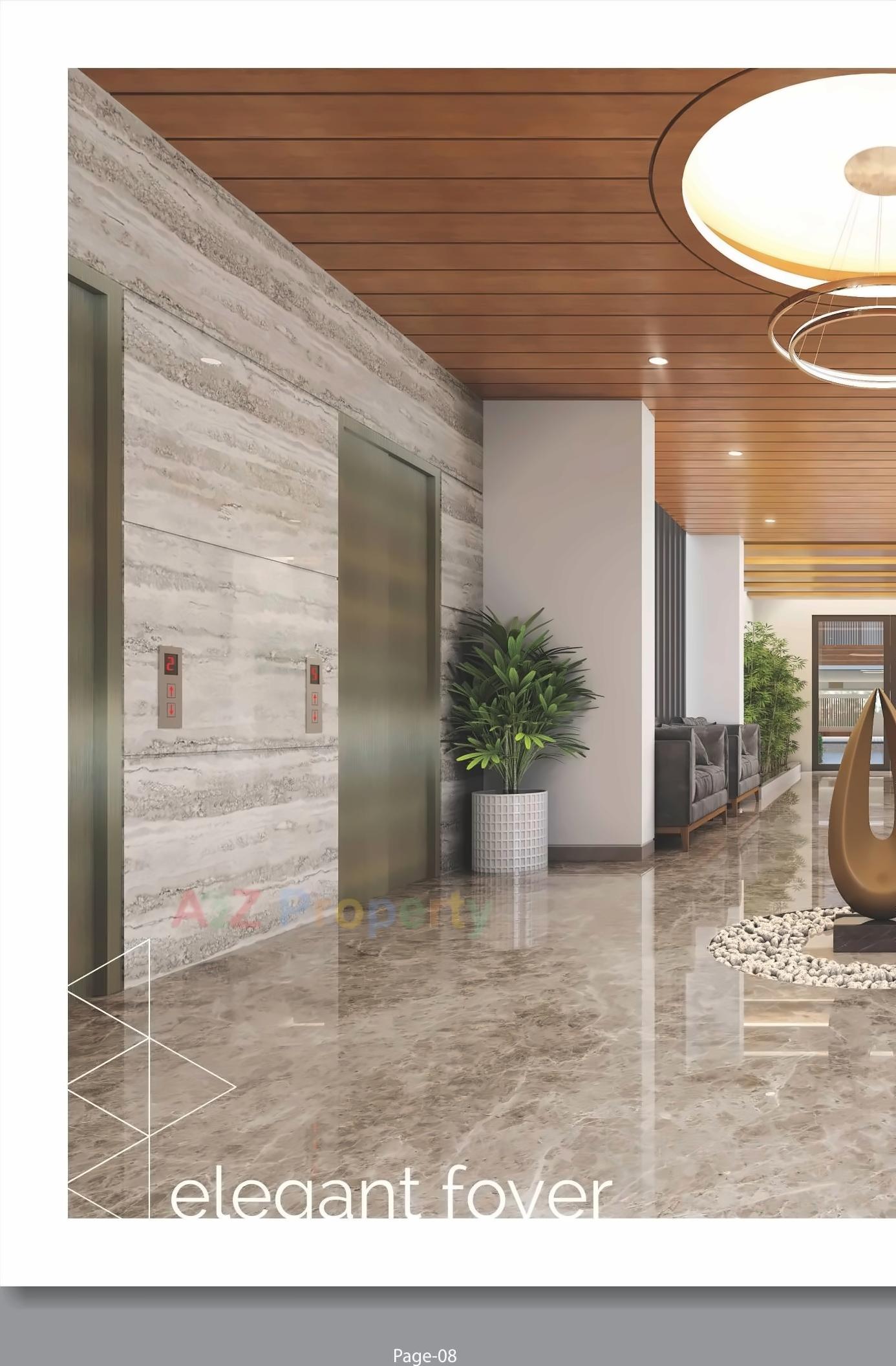 3D Elevation of real estate project Radhe Helios located at Kudasan, Gandhinagar, Gujarat