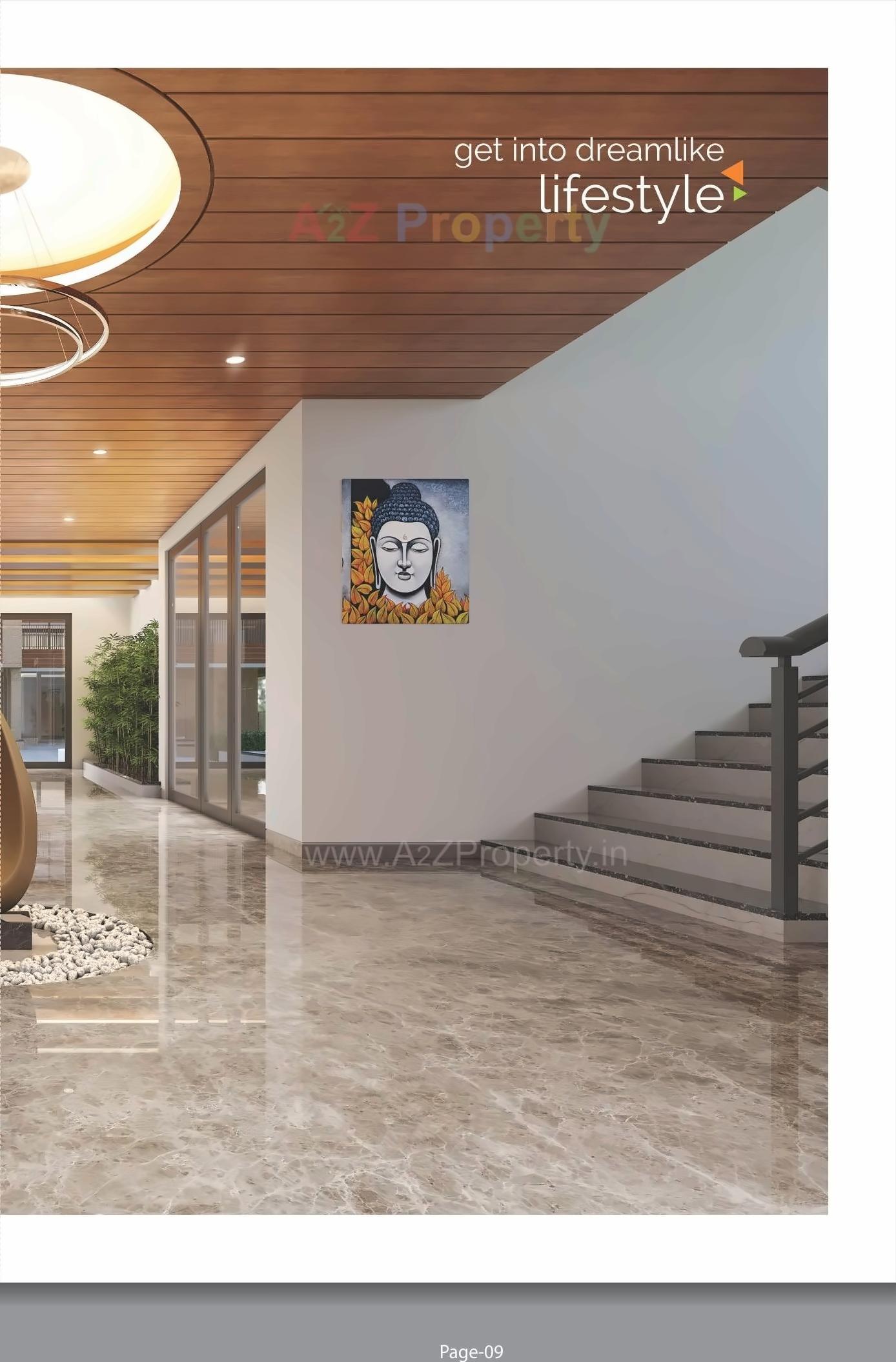 3D Elevation of real estate project Radhe Helios located at Kudasan, Gandhinagar, Gujarat