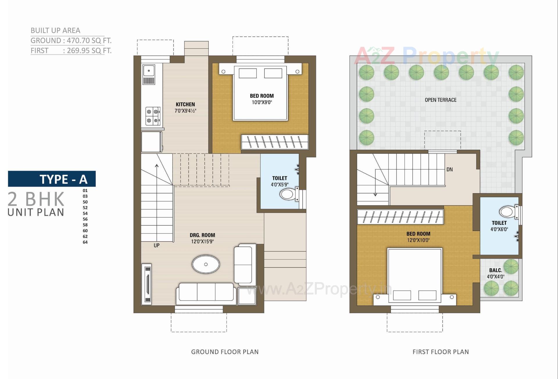 Layout of real estate project Radhe Homes located at Mansa, Gandhinagar, Gujarat