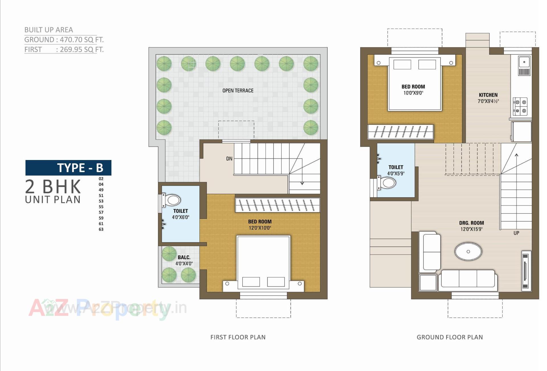 Layout of real estate project Radhe Homes located at Mansa, Gandhinagar, Gujarat