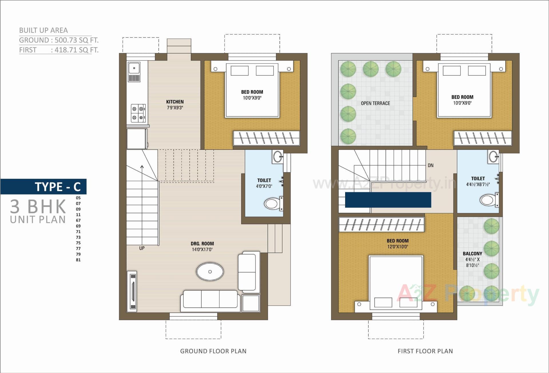 Layout of real estate project Radhe Homes located at Mansa, Gandhinagar, Gujarat