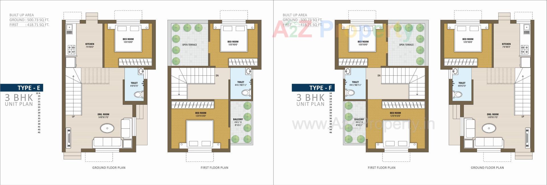 Layout of real estate project Radhe Homes located at Mansa, Gandhinagar, Gujarat
