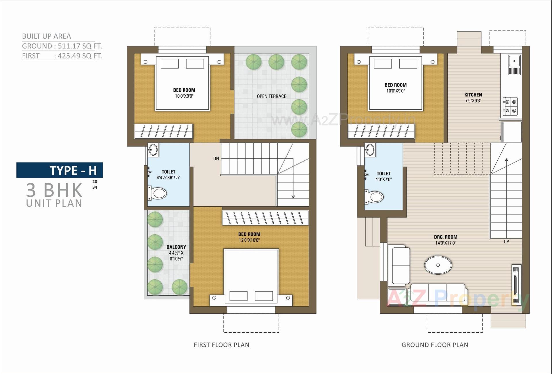 Layout of real estate project Radhe Homes located at Mansa, Gandhinagar, Gujarat