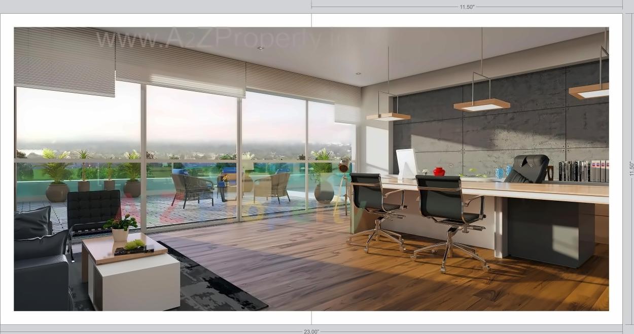 3D Elevation of real estate project Radhe Infinity located at Kudasan, Gandhinagar, Gujarat