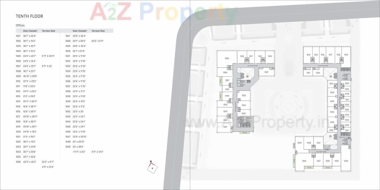 Layout of real estate project Radhe Infinity located at Kudasan, Gandhinagar, Gujarat