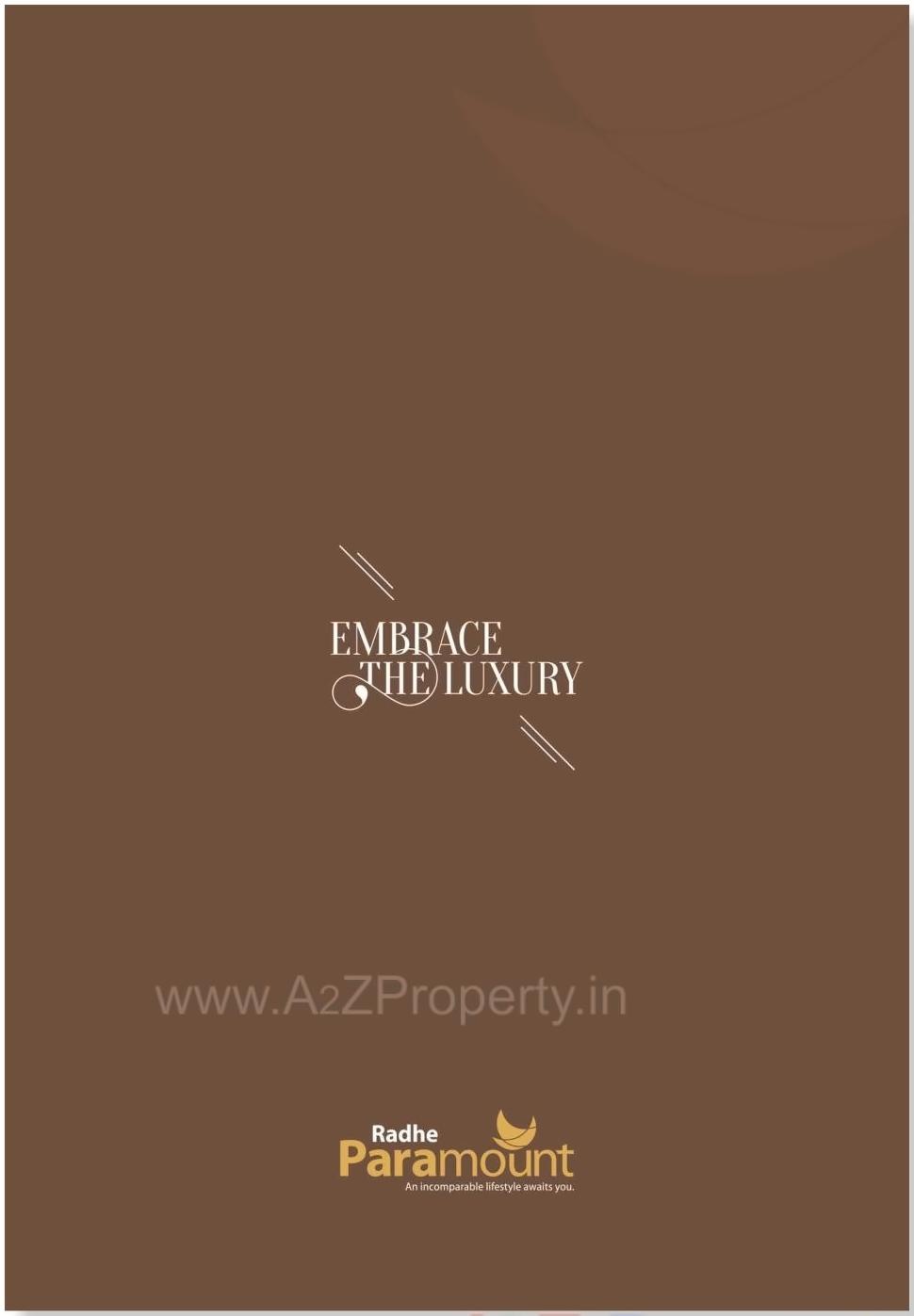  of real estate project Radhe Paramount located at Nana-chiloda, Gandhinagar, Gujarat