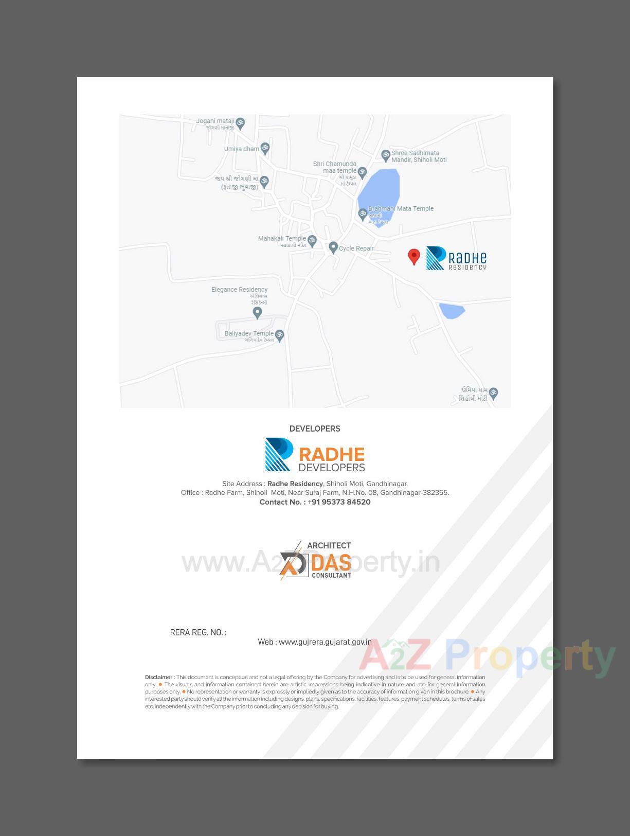  of real estate project Radhe Residency located at Shiholi-moti, Gandhinagar, Gujarat