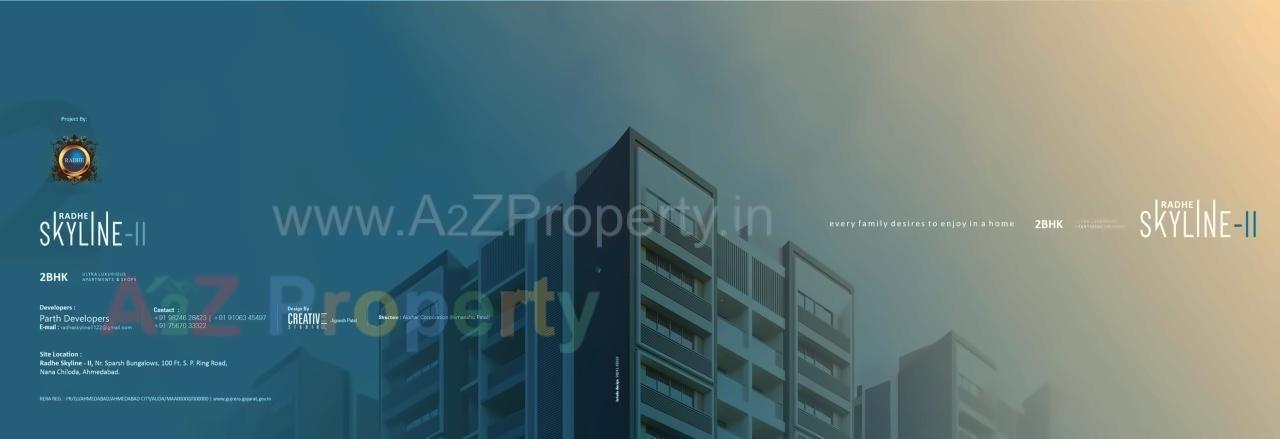  of real estate project Radhe Skyline located at Chiloda, Gandhinagar, Gujarat