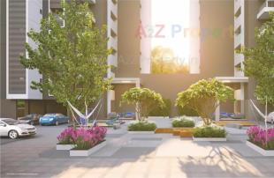 Elevation of real estate project Radhe Skyline located at Chiloda, Gandhinagar, Gujarat