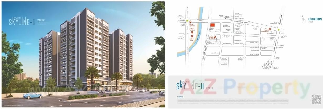  of real estate project Radhe Skyline located at Chiloda, Gandhinagar, Gujarat