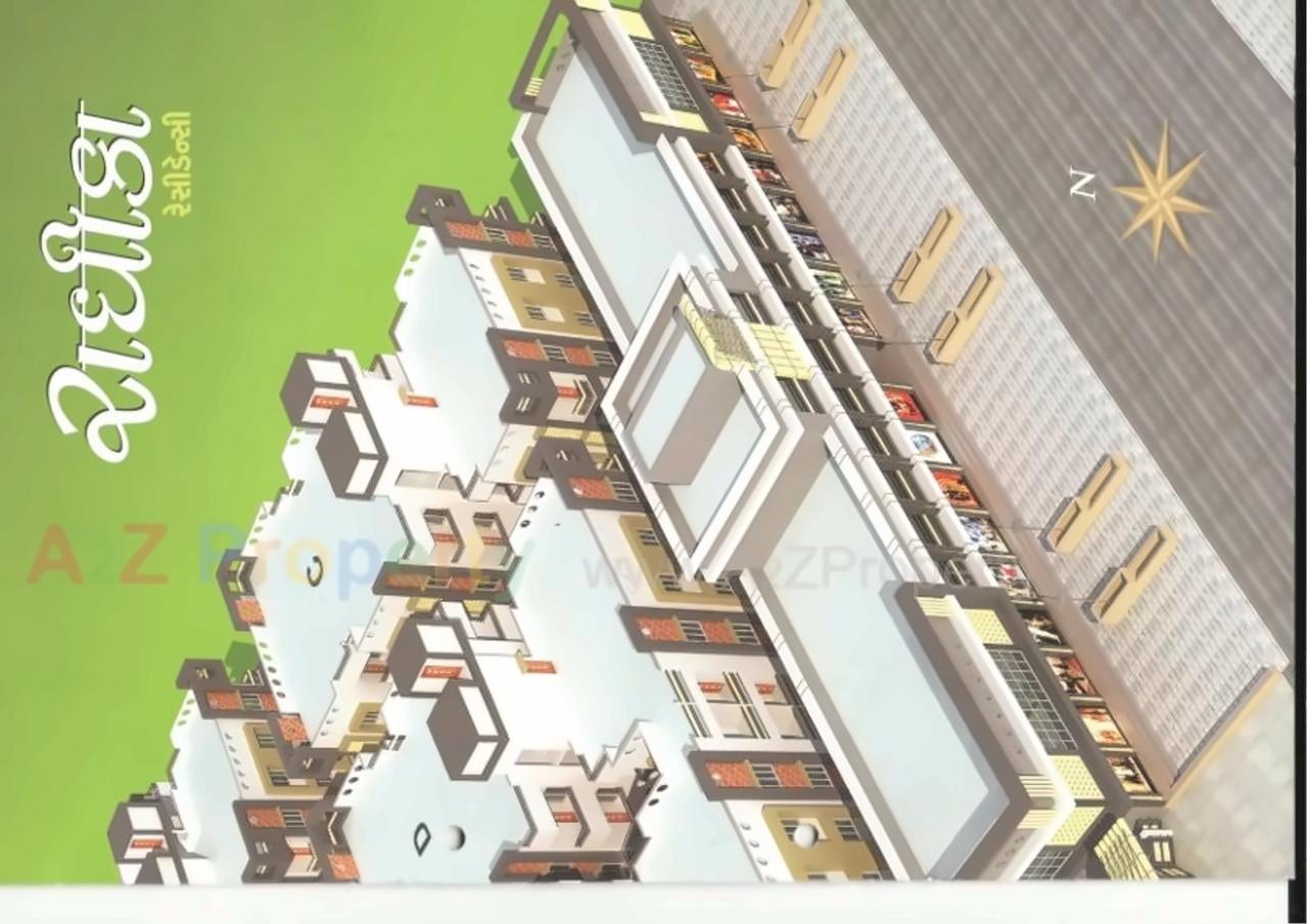 3D Elevation of real estate project Radhika Residency located at Pethapur, Gandhinagar, Gujarat