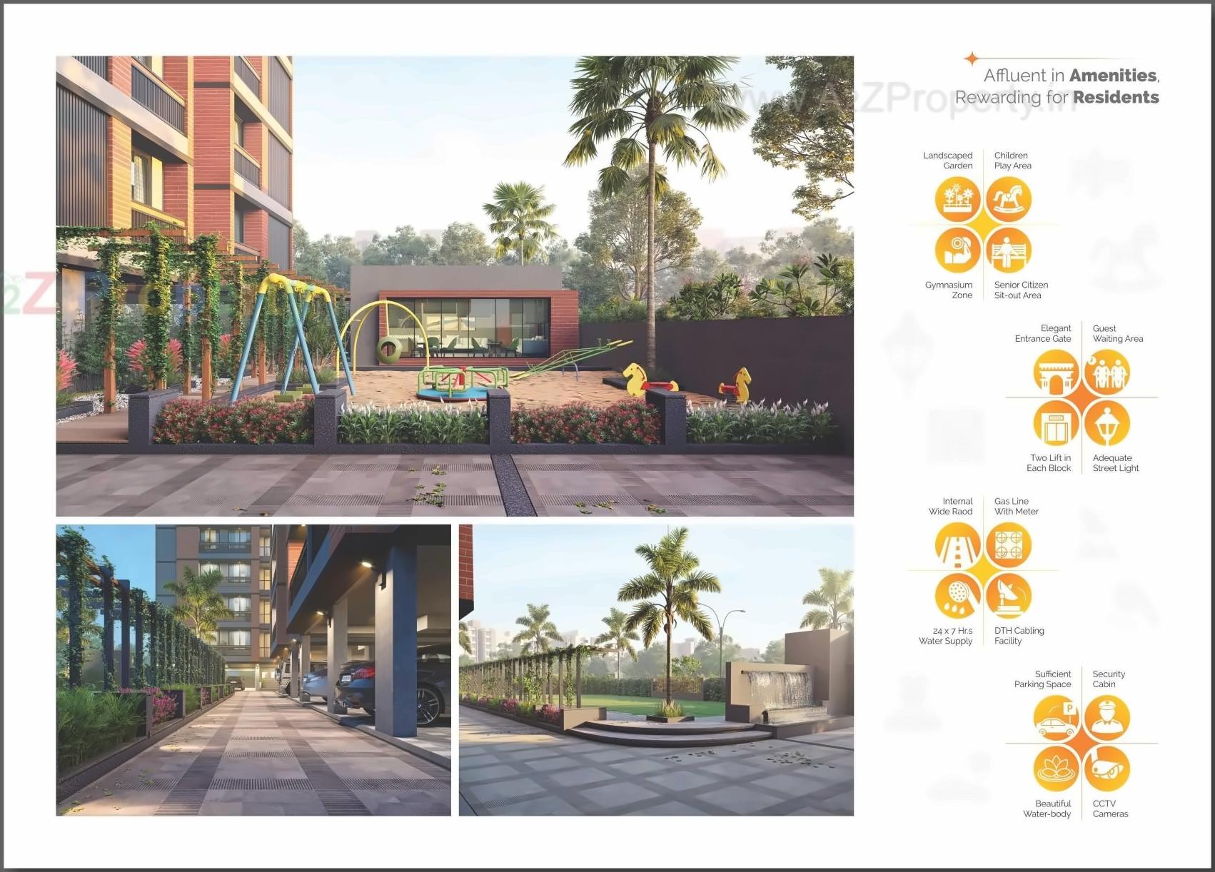  of real estate project Radiance located at Raisan, Gandhinagar, Gujarat