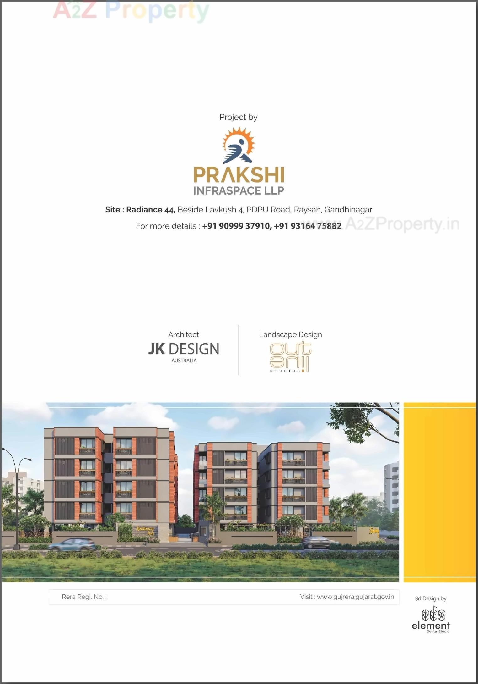  of real estate project Radiance located at Raisan, Gandhinagar, Gujarat