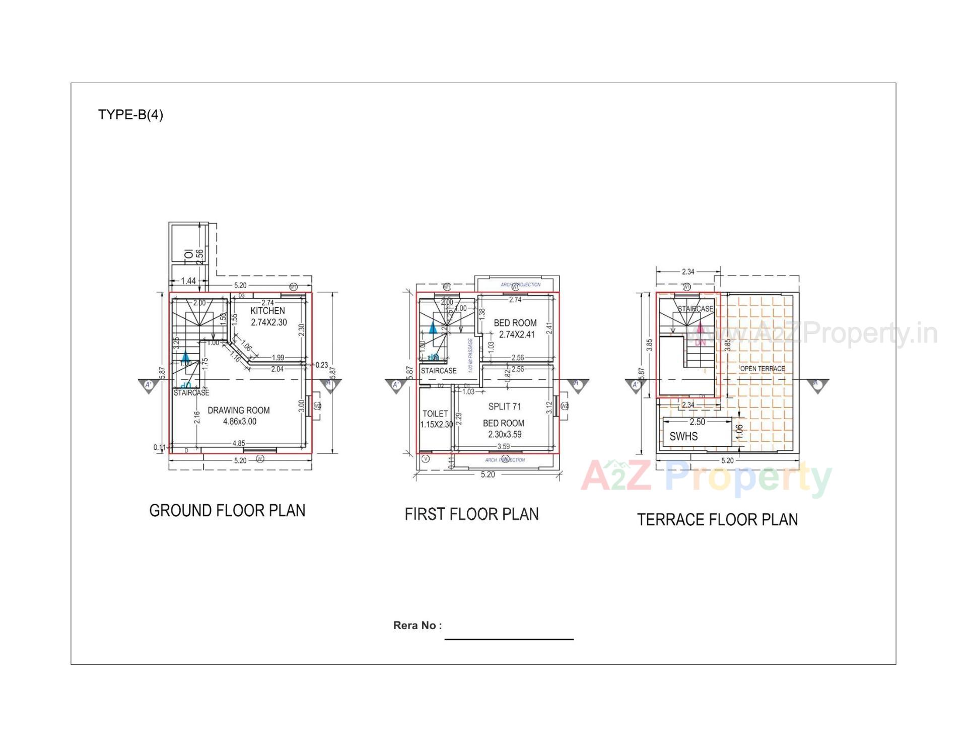  of real estate project Rahmat Residency located at Dehgam, Gandhinagar, Gujarat