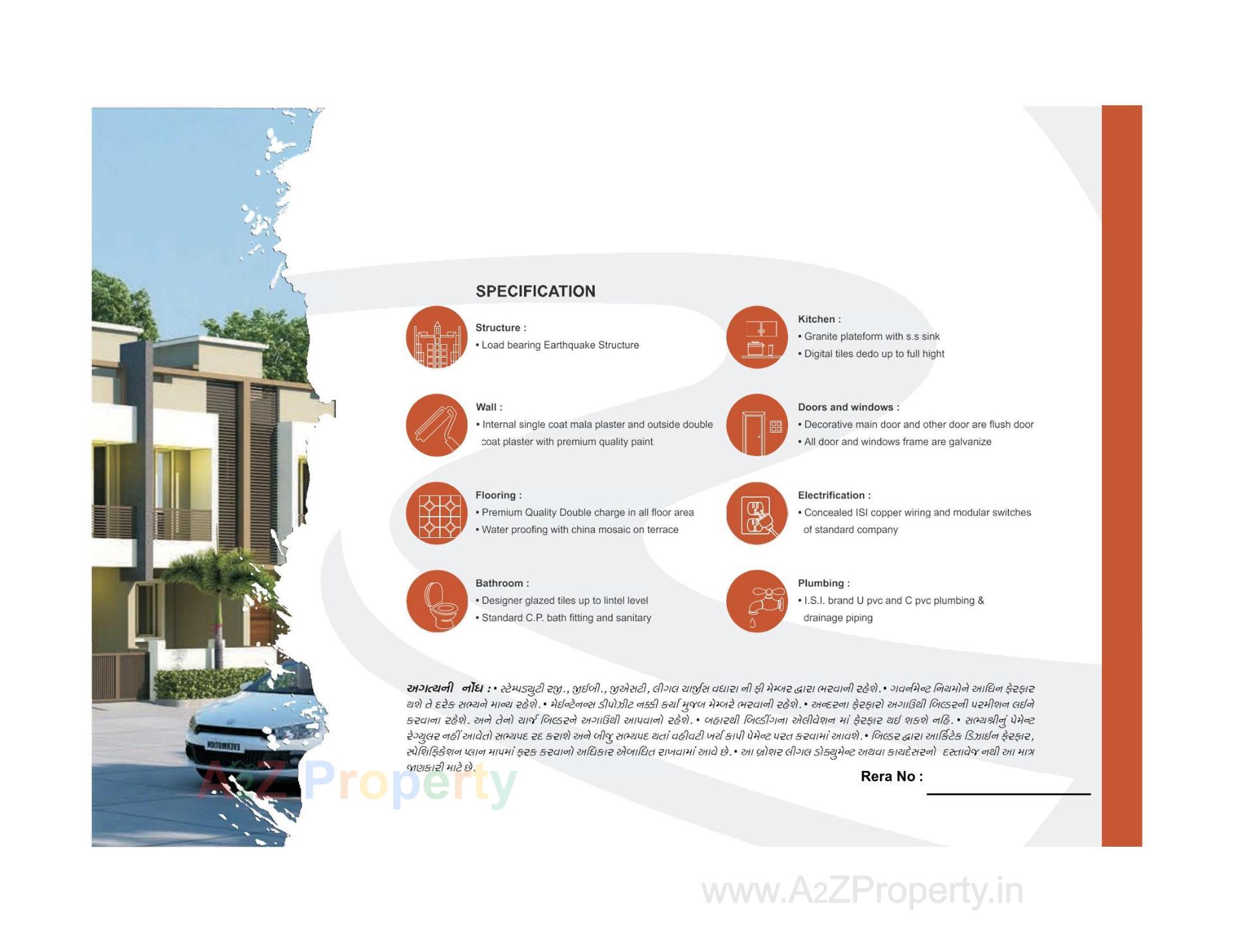  of real estate project Rahmat Residency located at Dehgam, Gandhinagar, Gujarat