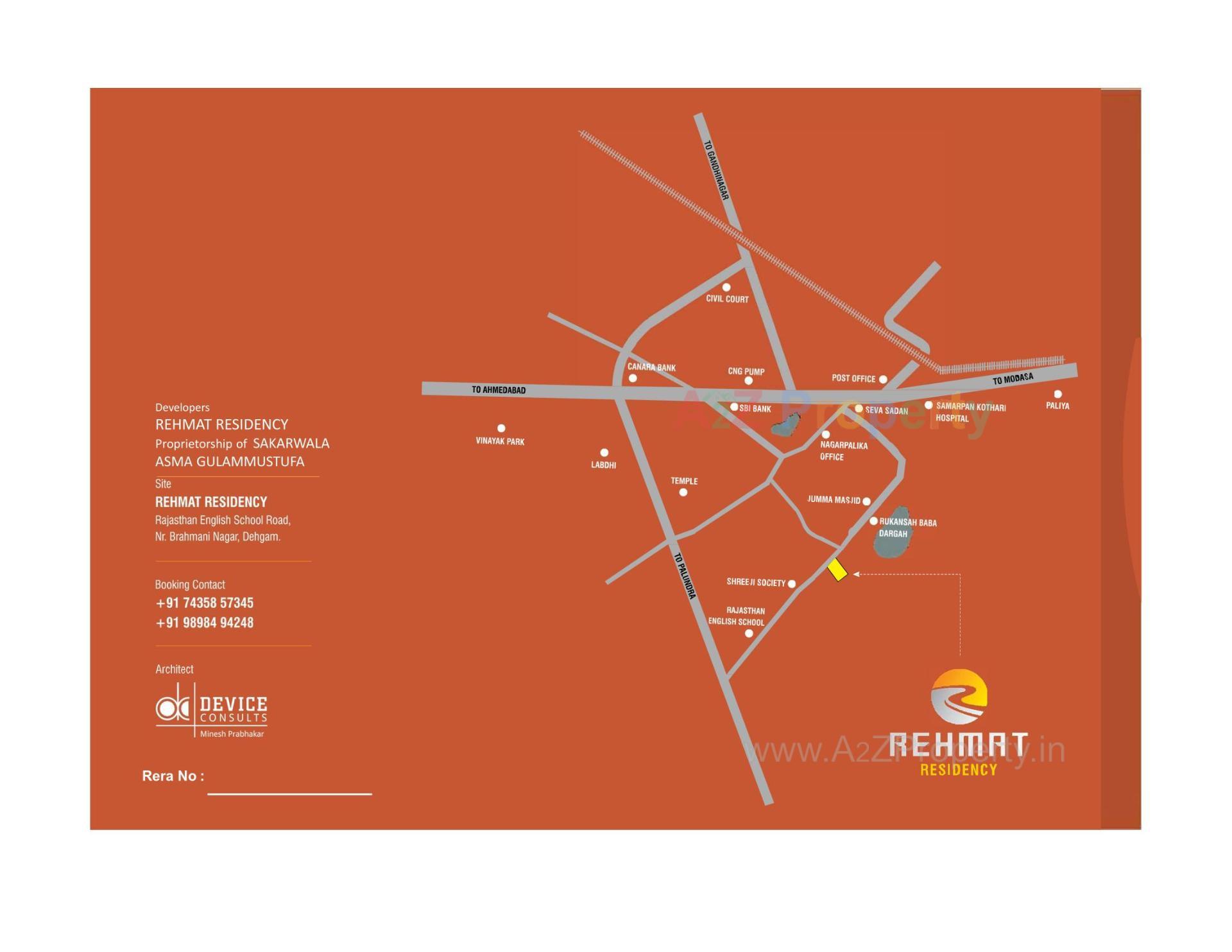  of real estate project Rahmat Residency located at Dehgam, Gandhinagar, Gujarat