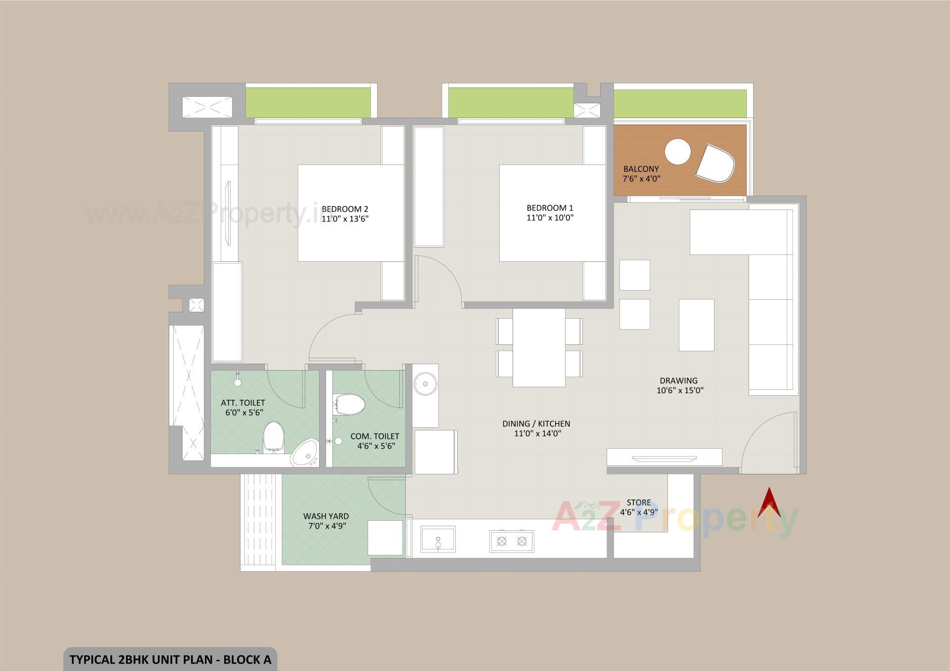 Layout of real estate project Raj Iconza located at Kudasan, Gandhinagar, Gujarat