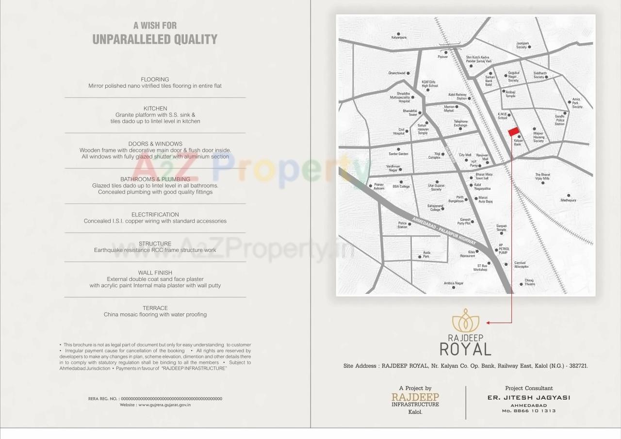  of real estate project Rajdeep Royal located at Arsodiya, Gandhinagar, Gujarat