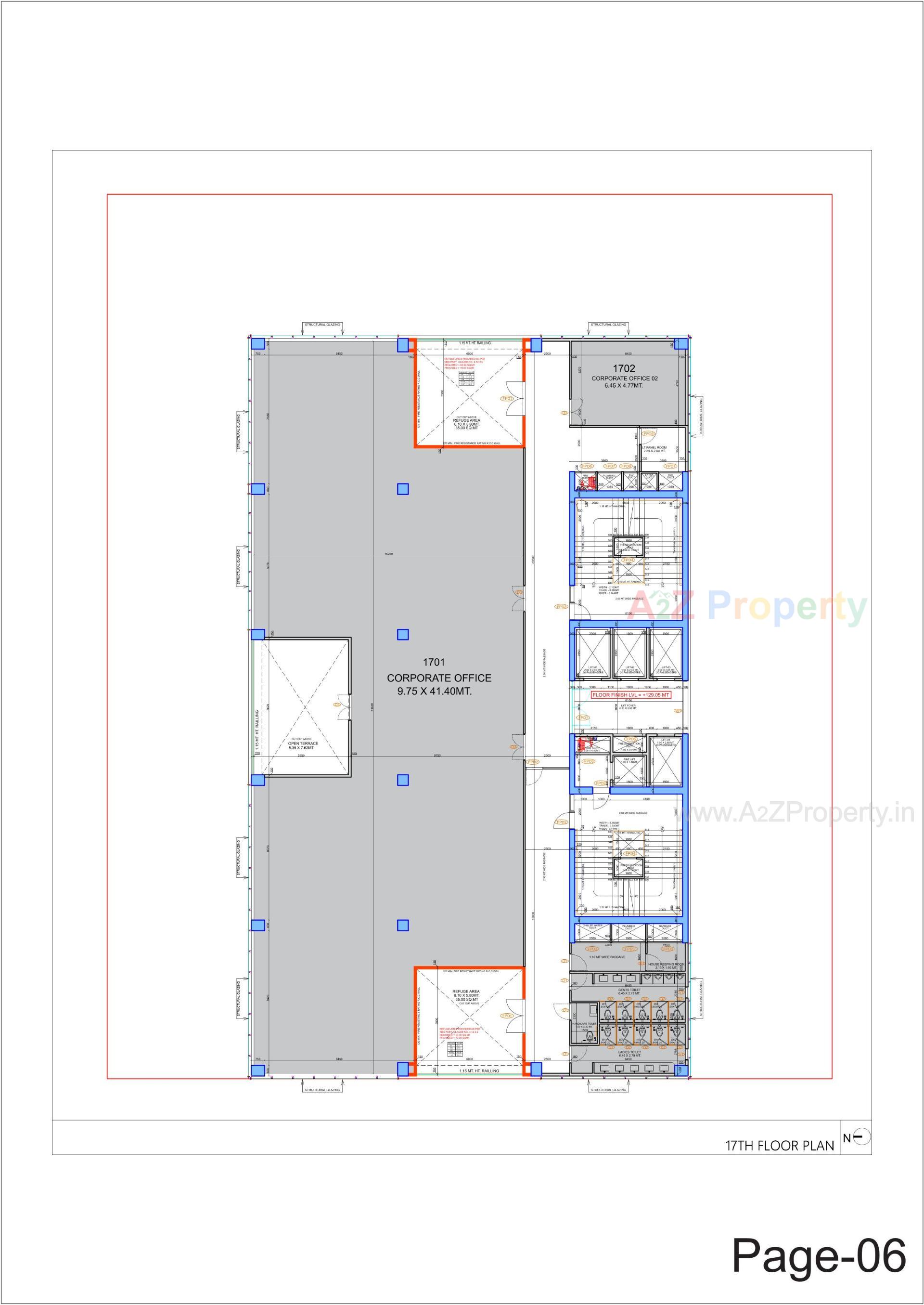 Layout of real estate project Rajyash One located at Gandhinagar, Gandhinagar, Gujarat