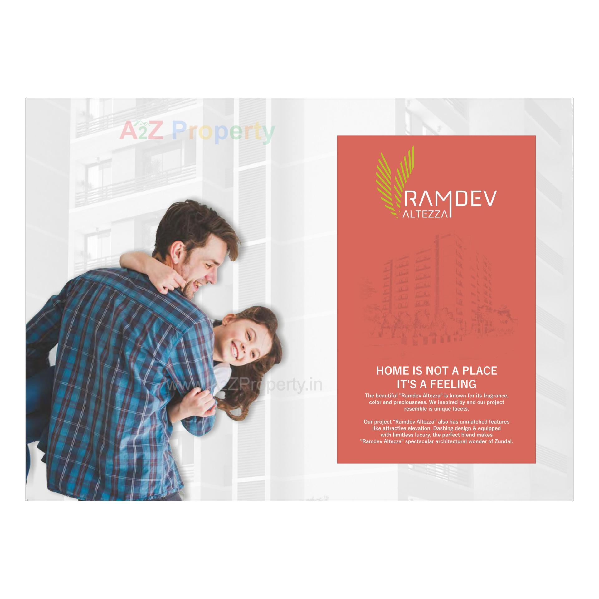  of real estate project Ramdev Altezza located at Zundal, Gandhinagar, Gujarat