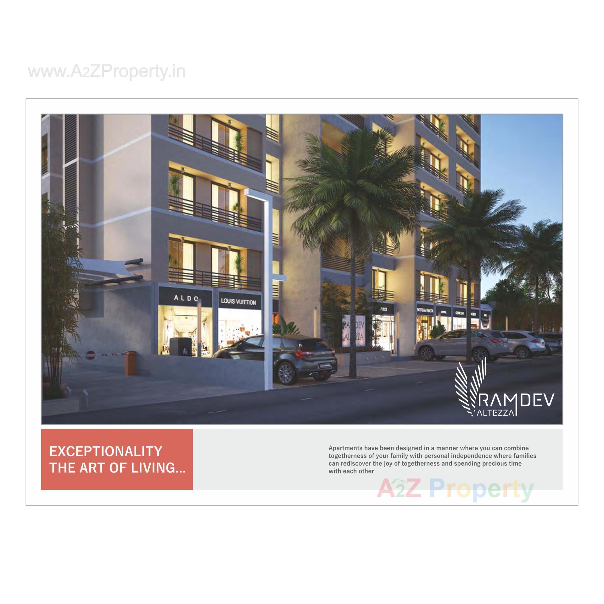  of real estate project Ramdev Altezza located at Zundal, Gandhinagar, Gujarat