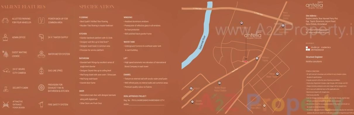  of real estate project Rashmi Antelia located at Chiloda, Gandhinagar, Gujarat