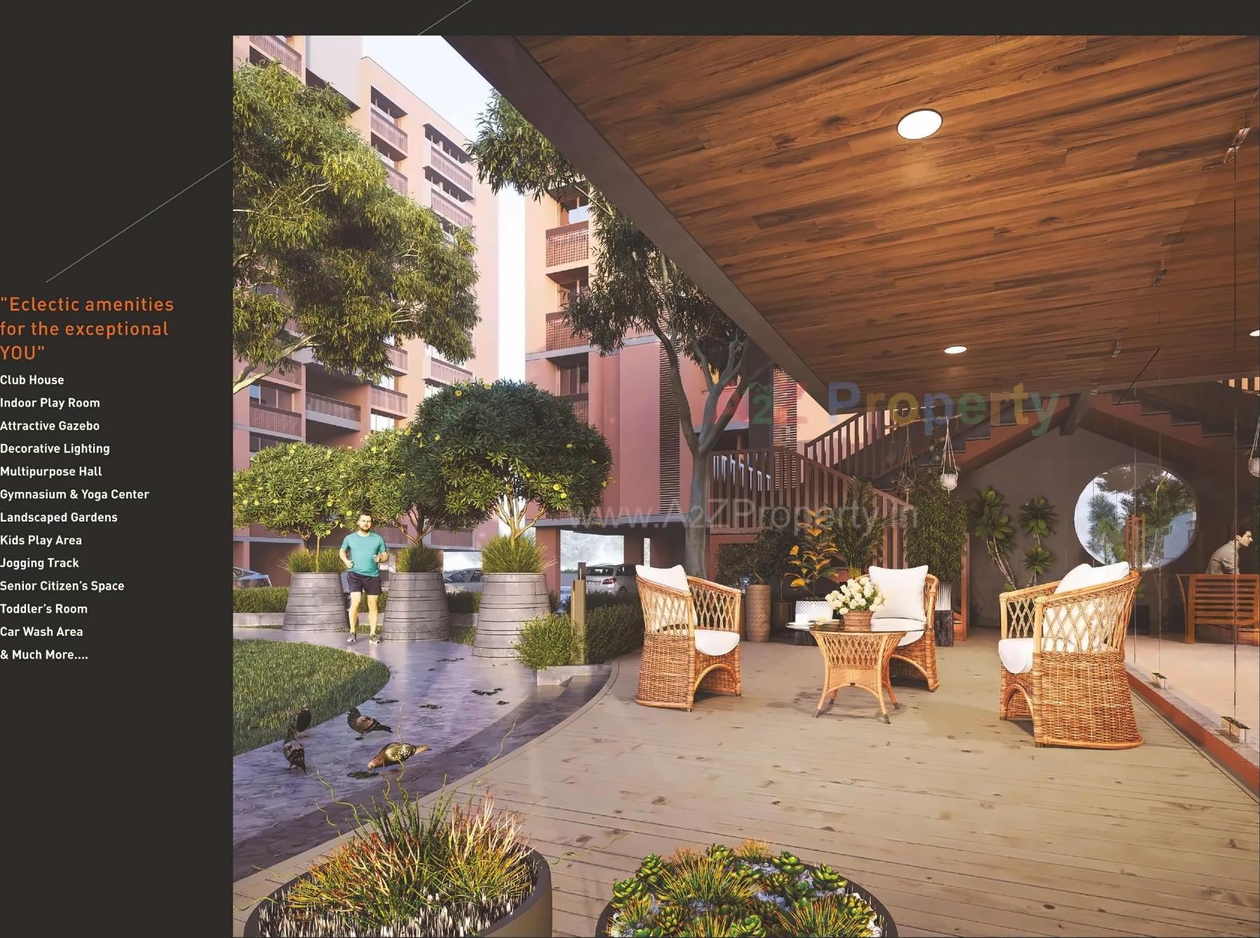 3D Elevation of real estate project Rashmi Platinum located at Chiloda, Gandhinagar, Gujarat