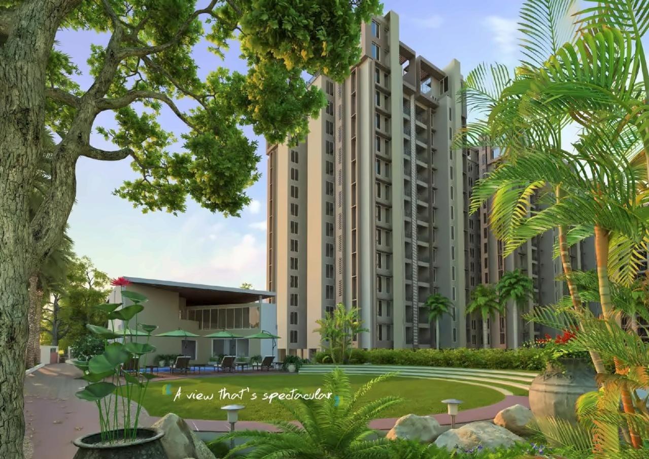 3D Elevation of real estate project Reflections located at Khoraj, Gandhinagar, Gujarat