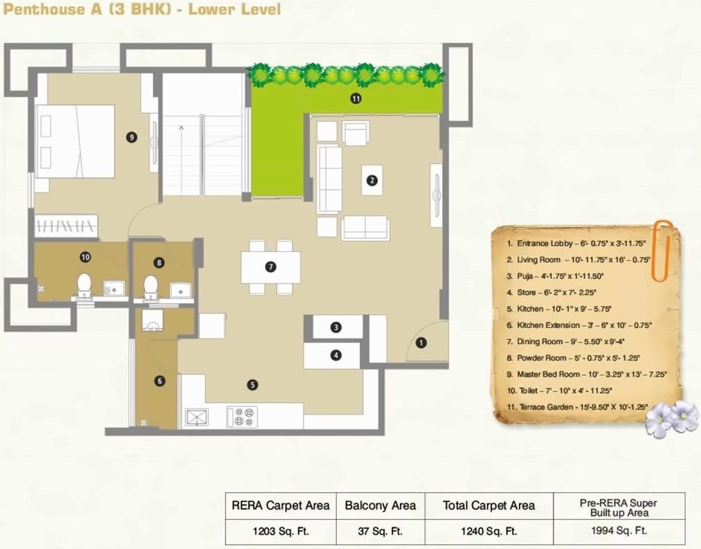 Layout of real estate project Reflections located at Khoraj, Gandhinagar, Gujarat