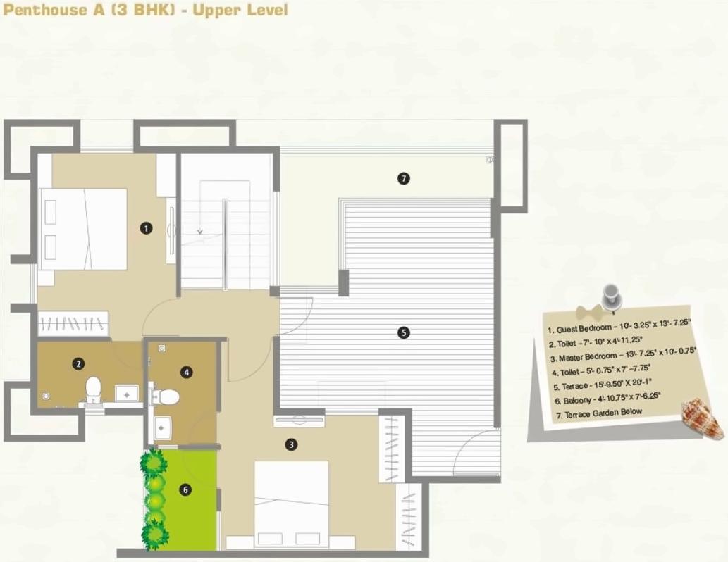 Layout of real estate project Reflections located at Khoraj, Gandhinagar, Gujarat