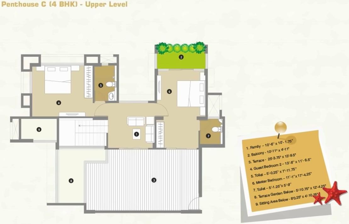 Layout of real estate project Reflections located at Khoraj, Gandhinagar, Gujarat