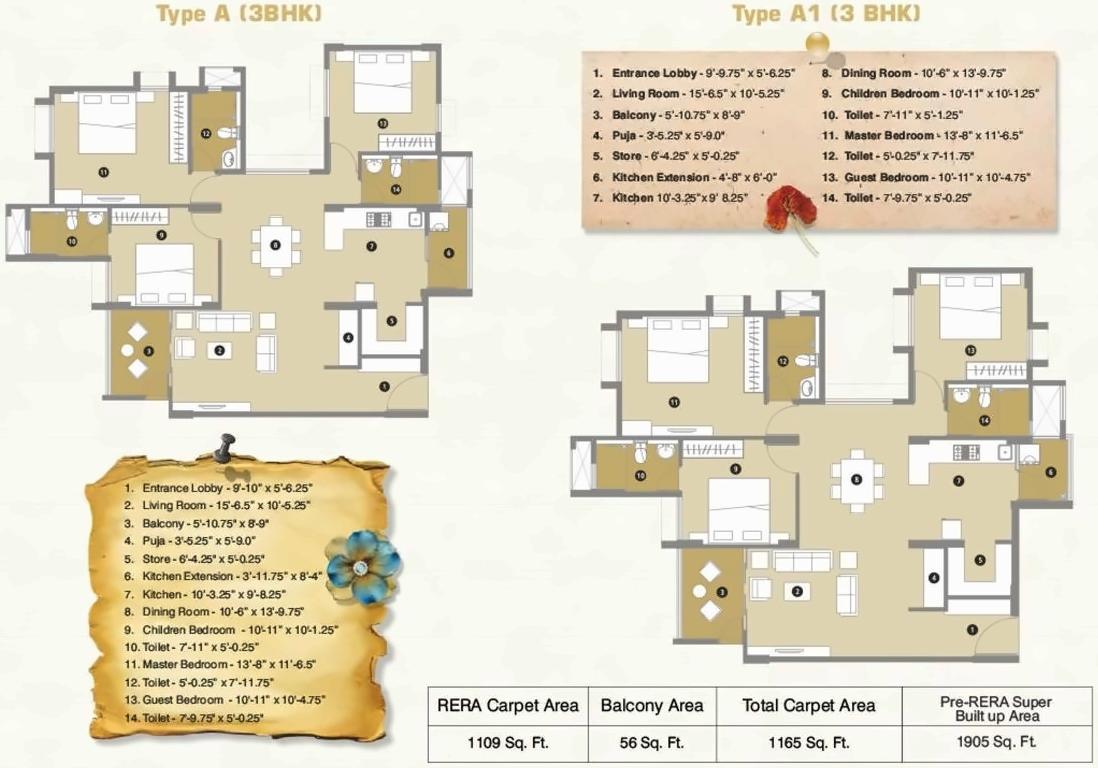 Layout of real estate project Reflections located at Khoraj, Gandhinagar, Gujarat