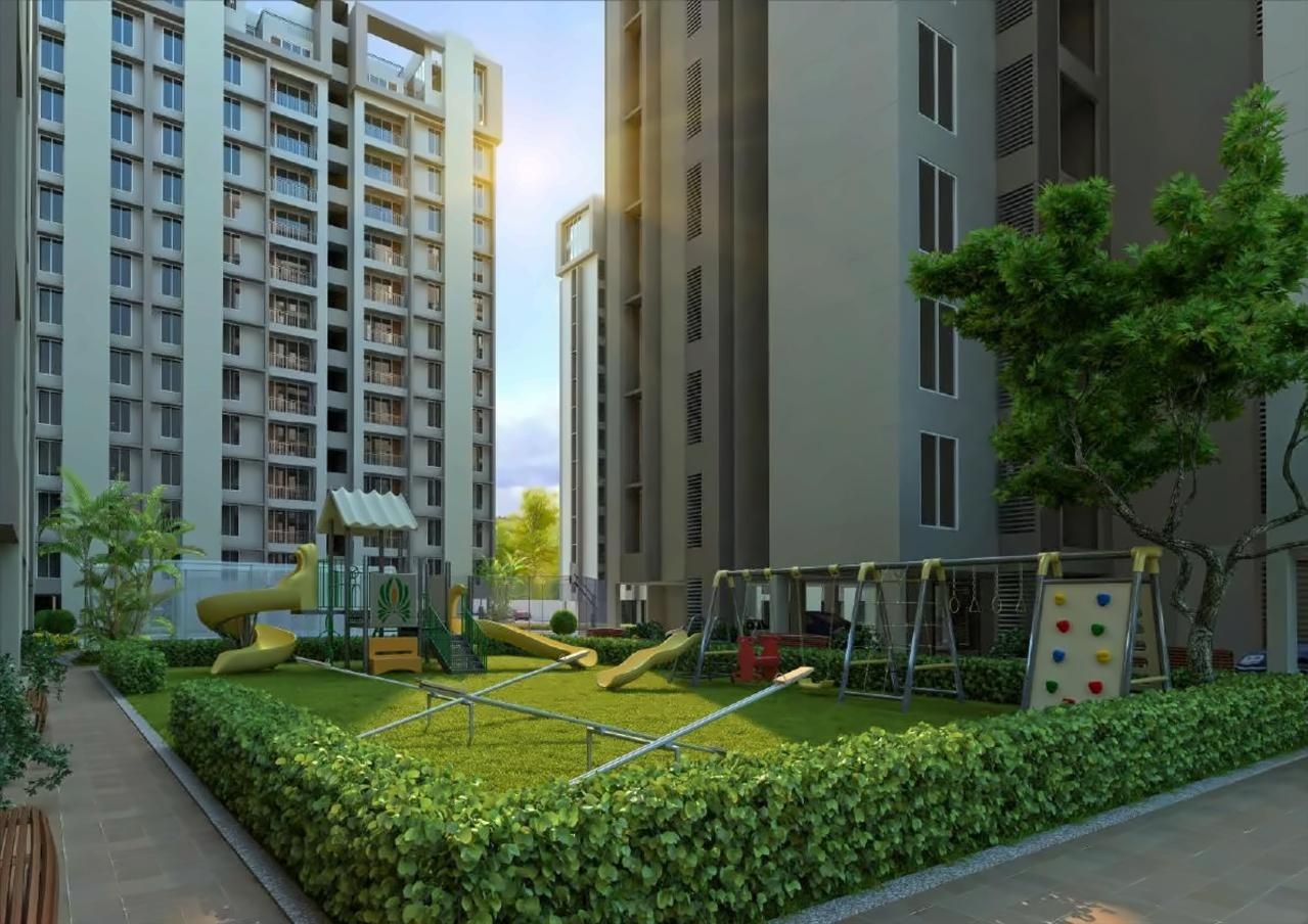 3D Elevation of real estate project Reflections located at Khoraj, Gandhinagar, Gujarat