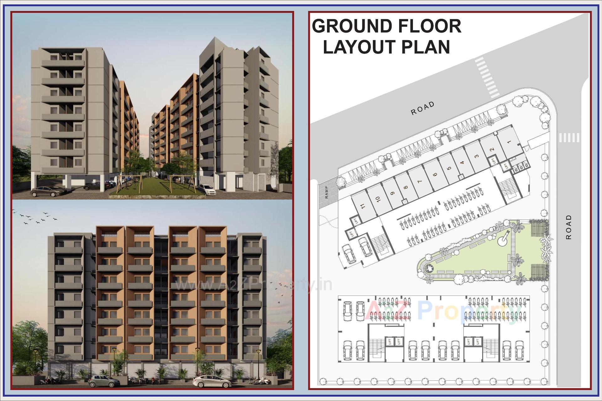  of real estate project Rehmat Residency located at Kalol, Gandhinagar, Gujarat