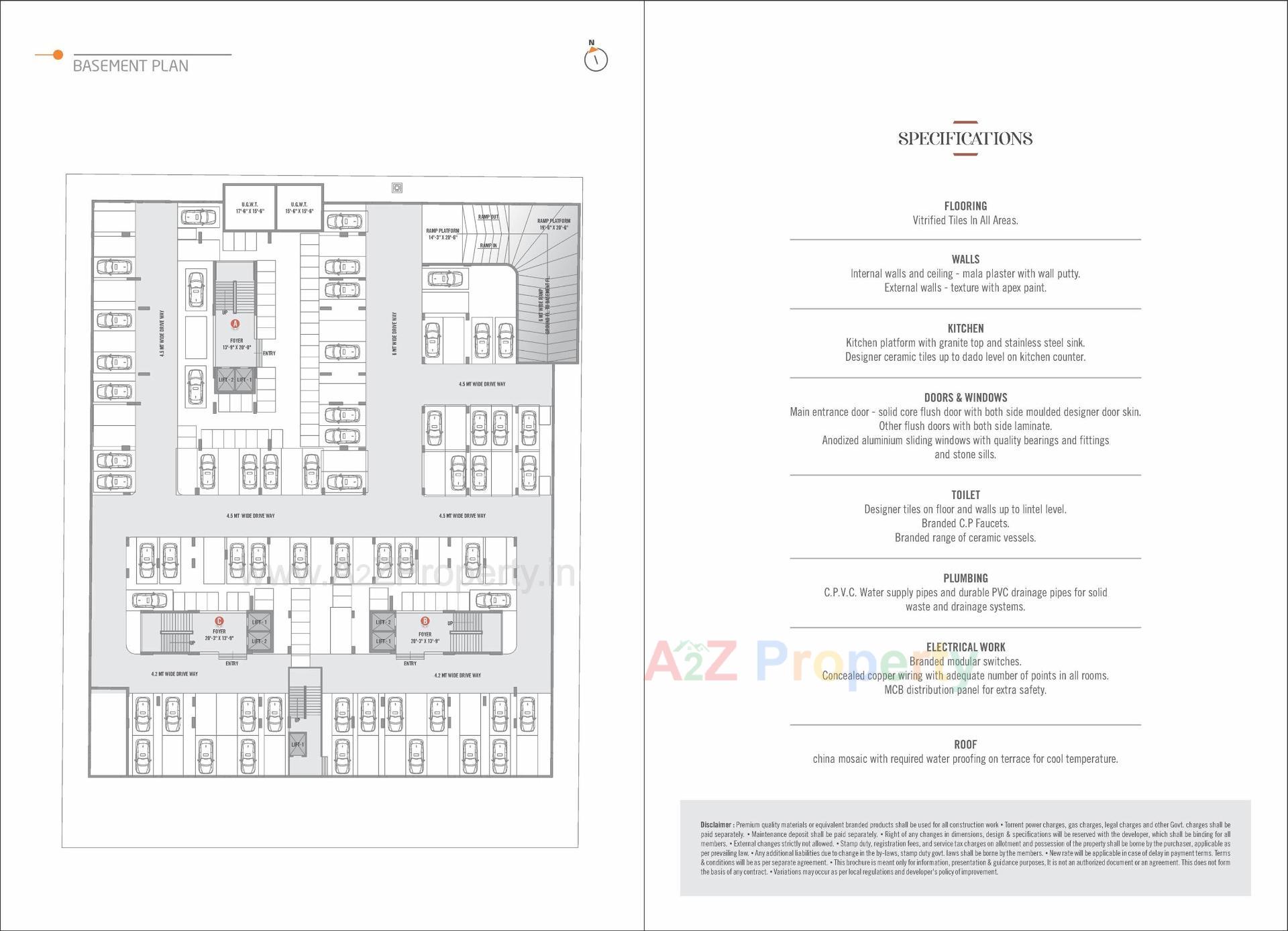 Layout of real estate project Rehvassa Saffron located at Chiloda, Gandhinagar, Gujarat