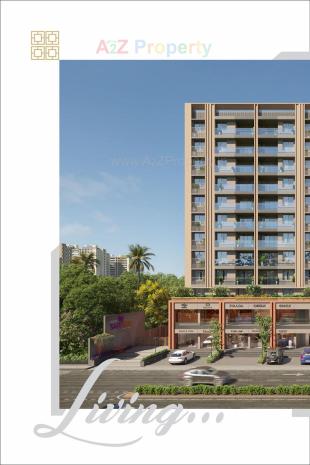 Elevation of real estate project Rehvassa Saffron located at Chiloda, Gandhinagar, Gujarat