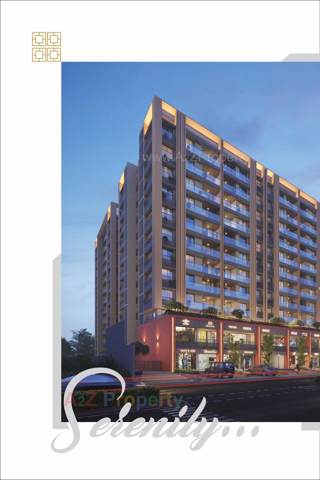 3D Elevation of real estate project Rehvassa Saffron located at Chiloda, Gandhinagar, Gujarat